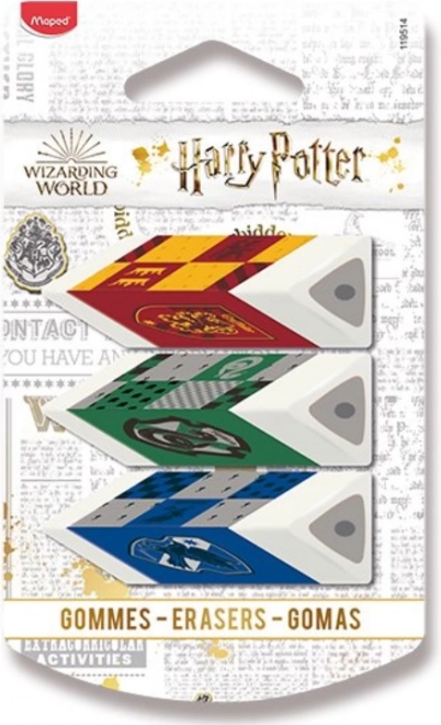 Dzēšgumijas MAPED Harry Potter, komplekts 3 gab.