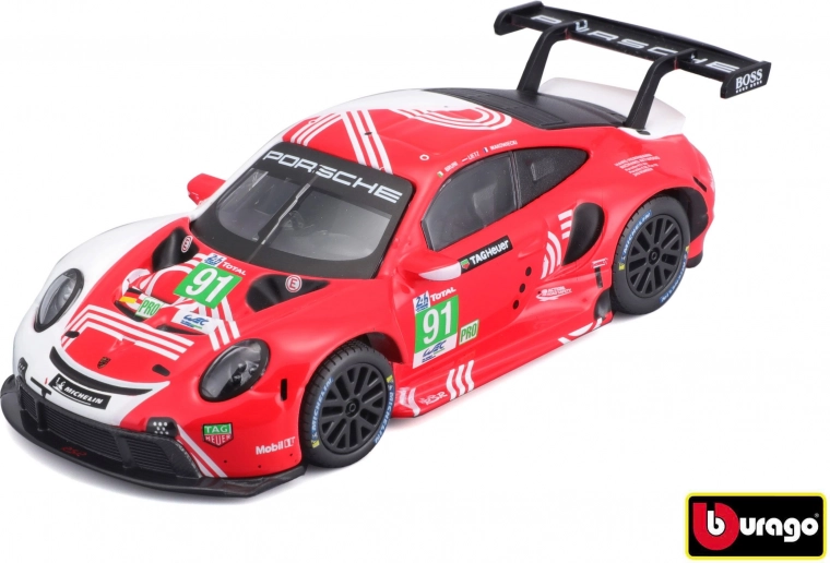 Metāla modelis Bburago Porsche 911 RSR LM 2020 1:43 dekoratīvā kastītē