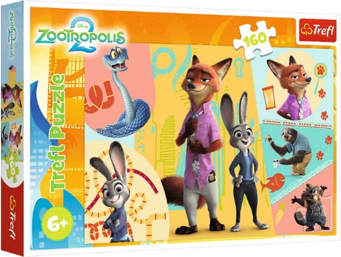 Zootopia 2 Puzzle – Together in Zootopia (160 pieces)
