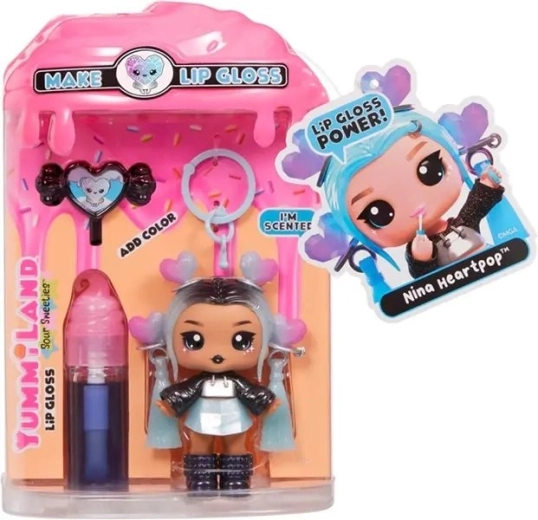 Yummiland Sour Sweeties Nina Heartpop radošais komplekts lūpu spīduma pagatavošanai