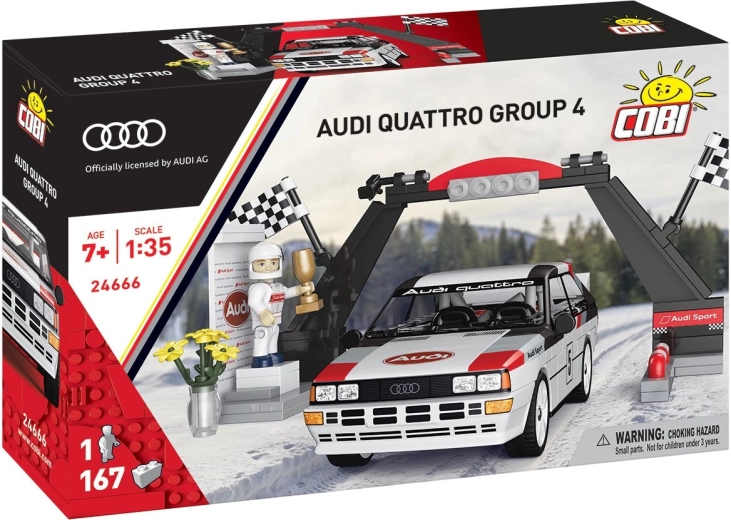 COBI Audi Quattro Group 4 (1981) building set 1:35
