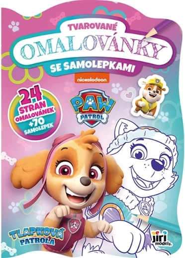 Formas krāsojamā grāmata Paw Patrol