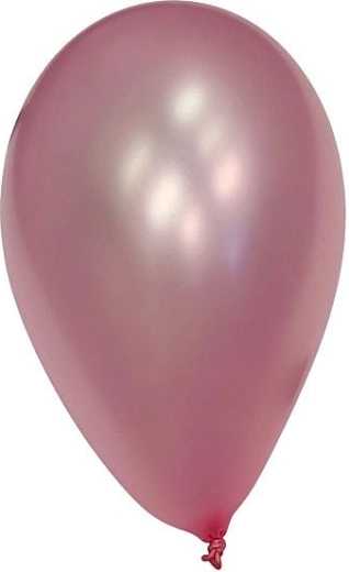 Baloni 23 cm – metālisks krāsu mikss, 12 gab.