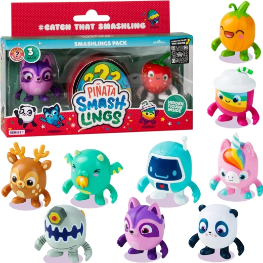 Piñata Smashlings – 3 nejaušu figūriņu komplekts ar DLC kodu, 1. sērija