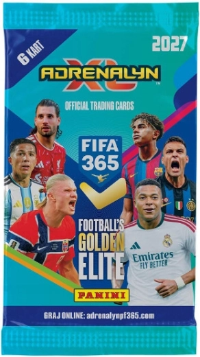 Panini FIFA 365 Adrenalyn XL 2027 kolekcionējamās kārtis paciņā – 1 gab.