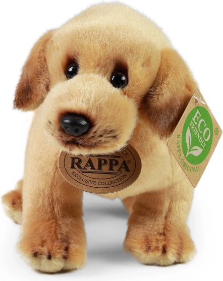 Plīša labradors stāvošs 20 cm eco‑friendly