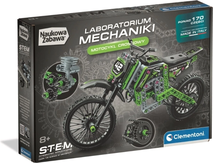 Laboratorijas mehānika – krosa motocikla būvkomplekts