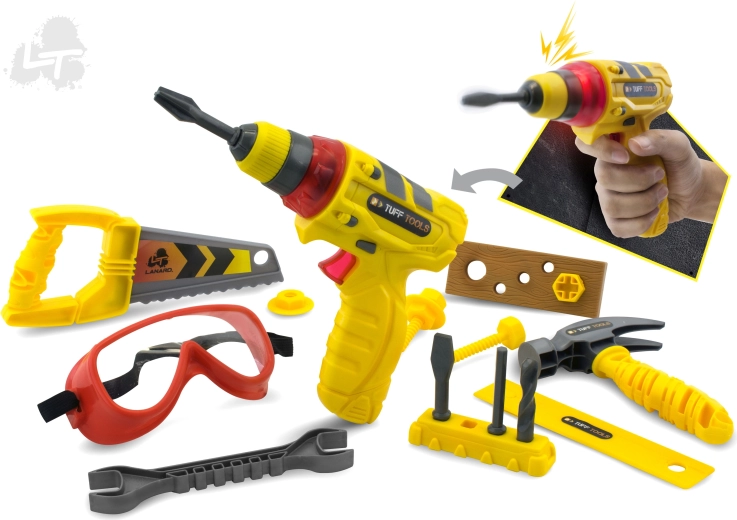 Safety goggles included in the set