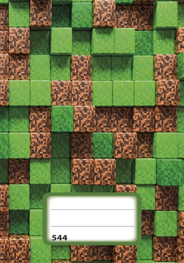 A5 līniju burtnīca Pixel Cubes