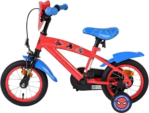 Bērnu velosipēds Spider-Man 12" sarkani-zils