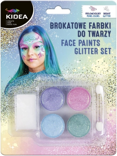 Derform set of glitter face paints