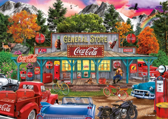 Puzzle Little Shop with COCA-COLA 1000 Pieces SCHMIDT