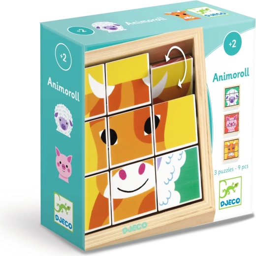 Djeco Rotating Farm Puzzle