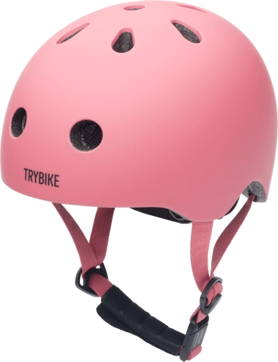 Trybike bērnu ķivere velosipēdam un skrituļslidām rozā XS