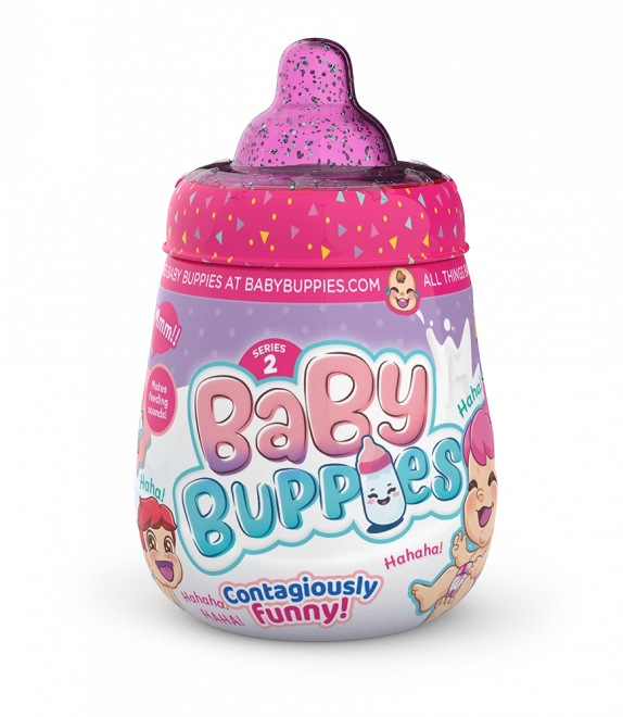 Baby Buppies smejošs mazulis – kolekcionējama lelle ar skaņām