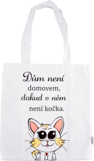 Kokvilnas soma CAT HOME balta