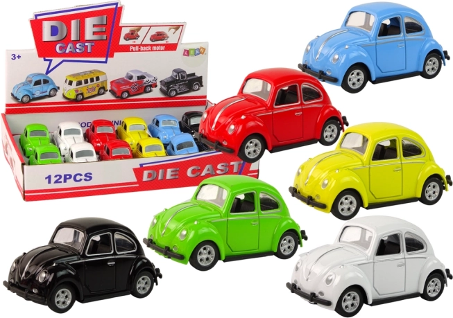 Vējināms berzes piedziņas rotaļu auto “Vabolīte”