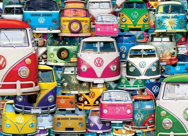 Puzle Volkswagen Bus Funky Jam 1000 detaļu
