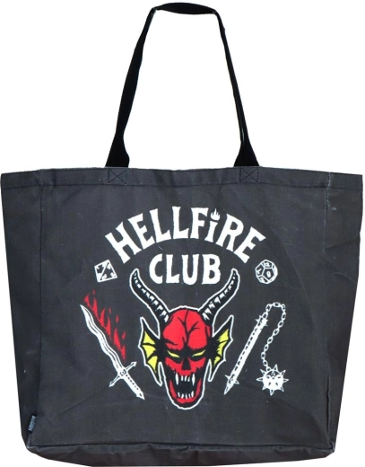 XL fabric shopping bag Stranger Things Hellfire Club - 1 piece