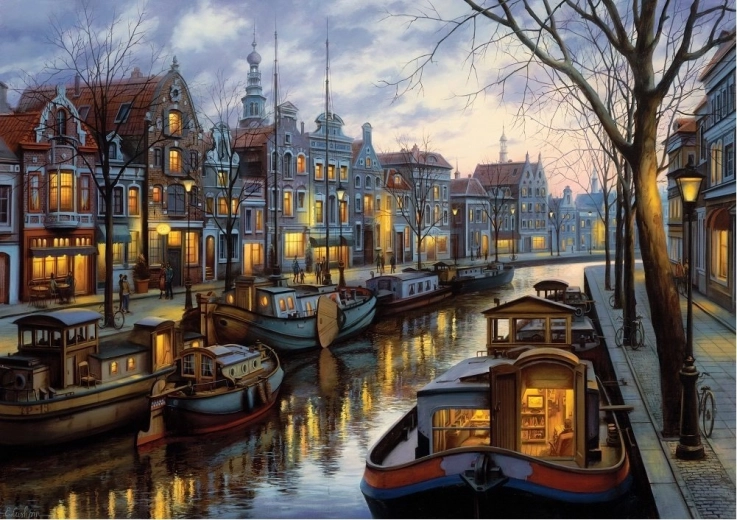 Puzle ART PUZZLE Kanāla gaismas 1500 gabali