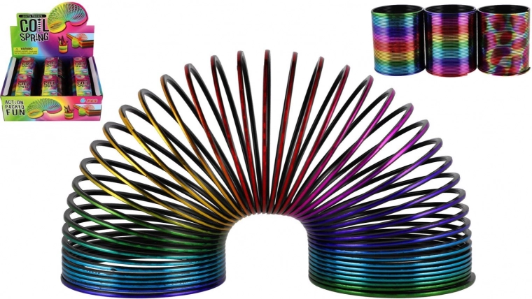 Krāsaina plastmasas spirāle 8,5 cm