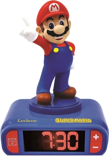 Modinātājs ar Super Mario figūriņu