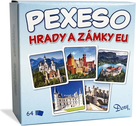Atmiņas spēle “Pilis un Zāmki ES” kastītē