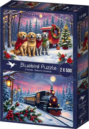 Bluebird puzzle Christmas is coming 2×500 pieces