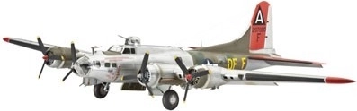 Plastic model of the B-17G Flying Fortress bomber