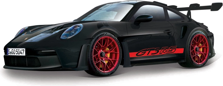 Maisto RC Porsche 911 GT3 RS ar tālvadības pulti, melns, 1:24