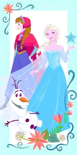 Vannas dvielis Frozen – 1 gab.
