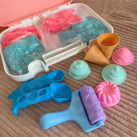 Ice cream shop full of accessories
