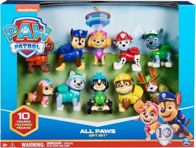 Ķepu patruļas figūriņu komplekts - All Pups On Deck