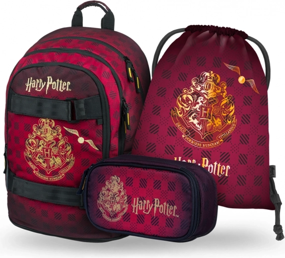 BAAGL komplekts 3 Skate Harry Potter Bredavice (vīna krāsā)