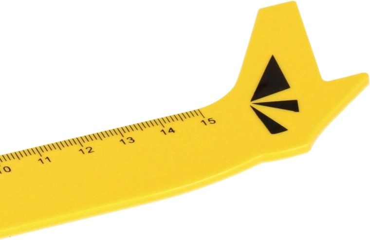 Easy-to-read measuring scale