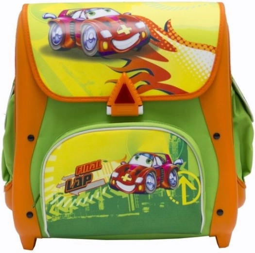 Ergonomiska skolas soma Auto 21 l zaļi oranža – 1 gab.