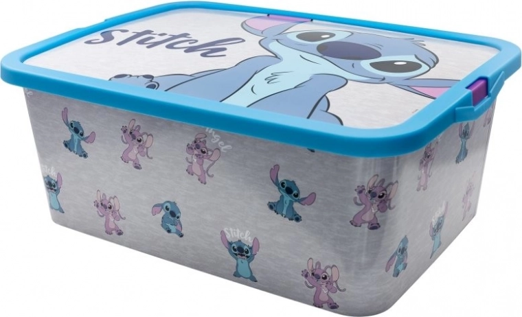 Uzglabāšanas kaste Stitch un Angel 13 l