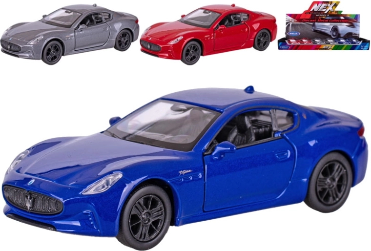 Welly Maserati GranTurismo Folgore metāla modelis 1:34 ar atpakaļvelkamo mehānismu