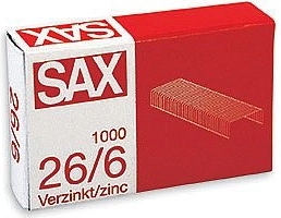 Skavotāja skavas 26/6, cinkotas, 1000 gab.