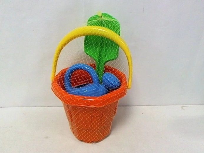 Sandcastle set with watering can, bucket and shovel