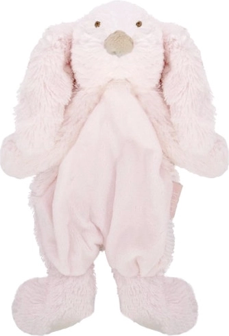 Plīša zaķītis doudou rozā 28 cm
