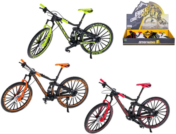 Reālistisks kalnu velosipēda modelis 18 cm