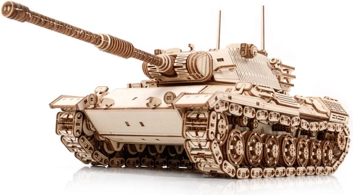 Reālistisks koka tanka Leopard 1 modelis