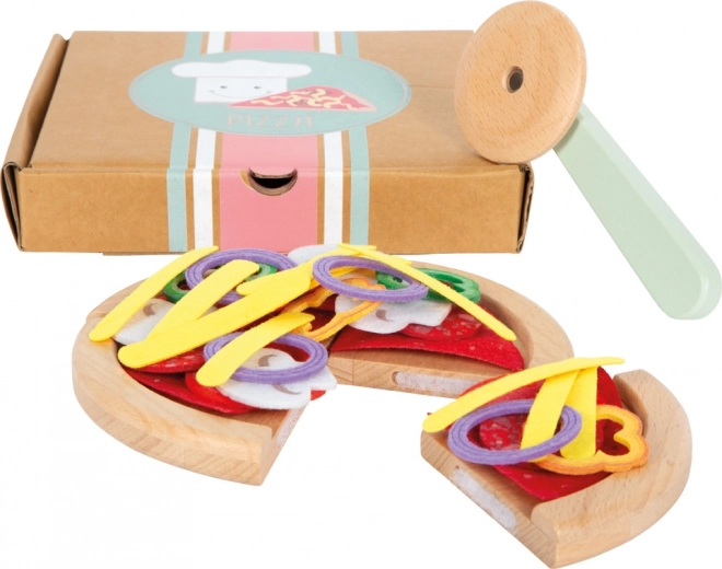 Wooden pizza set SMALL FOOT for kids