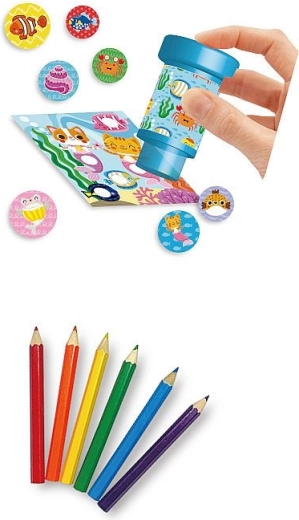 Fun stamping with interchangeable designs