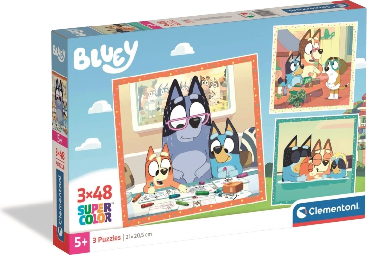 Puzzle BLUEY 3×48 pieces