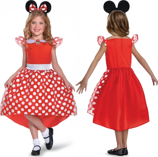 Bērnu Minnie Mouse Disney kostīms meitenēm 110–122 cm