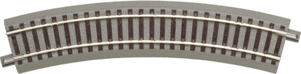 Roco geoLINE curved track R2 with roadbed