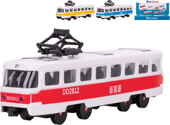 Bērnu tramvajs ar inerces piedziņu 17 cm
