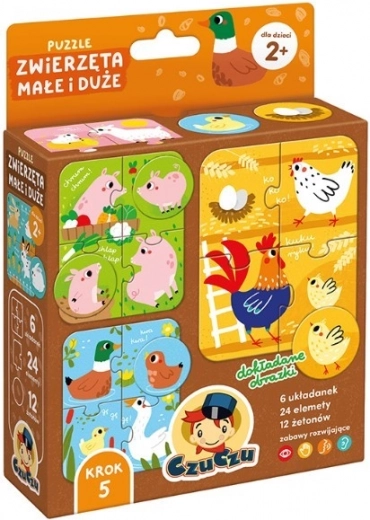 Puzzle Animals Big and Small – first puzzles and simple game